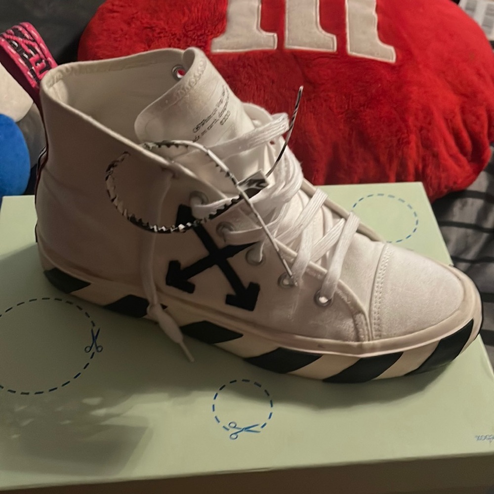 Off white high top sneakers